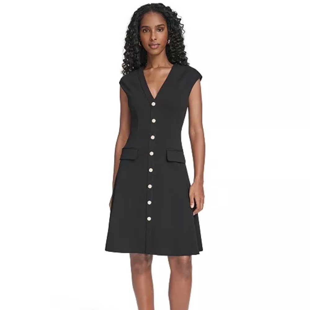 Tommy Hilfiger
Women's V-Neck Fit and Flare Dress